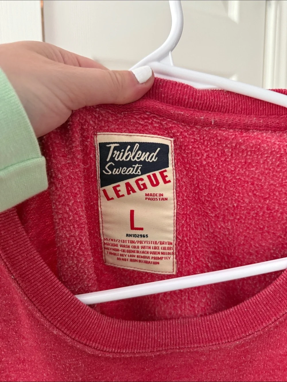 League University of Georgia Red Crewneck Sweatshirt